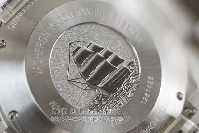 vacheron Constantin手錶 TWA江詩丹頓 縱橫四海多功能腕表 江詩丹頓高端男表  hds1084